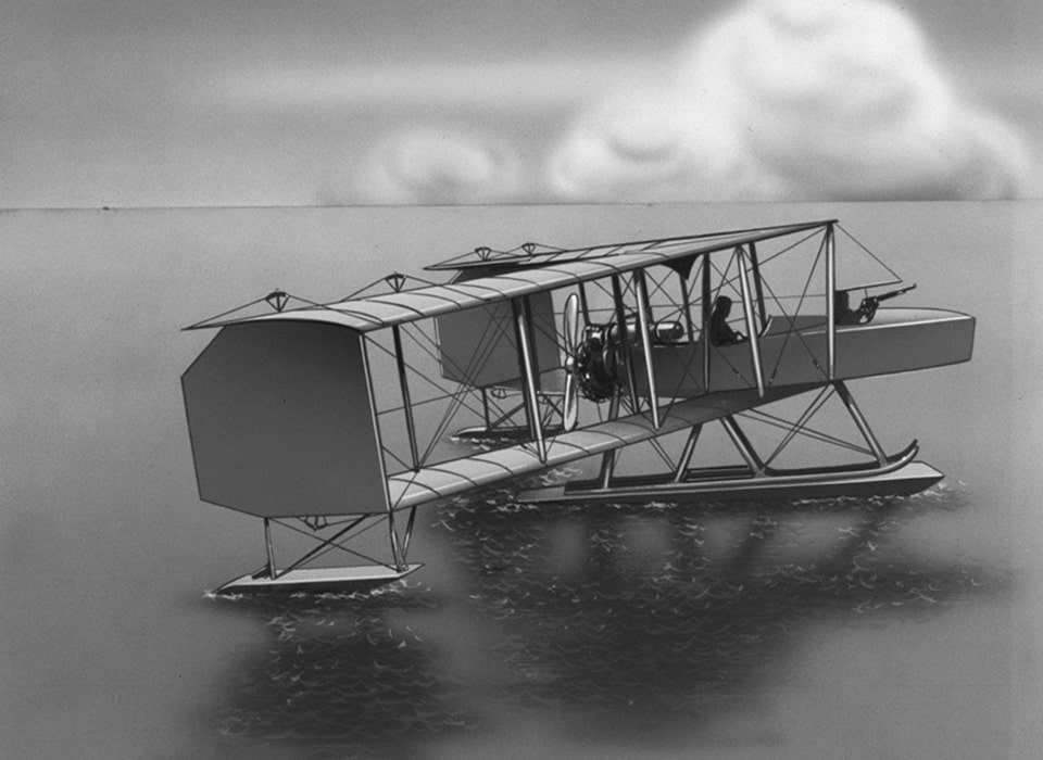 The Burgess-Dunne aircraft.